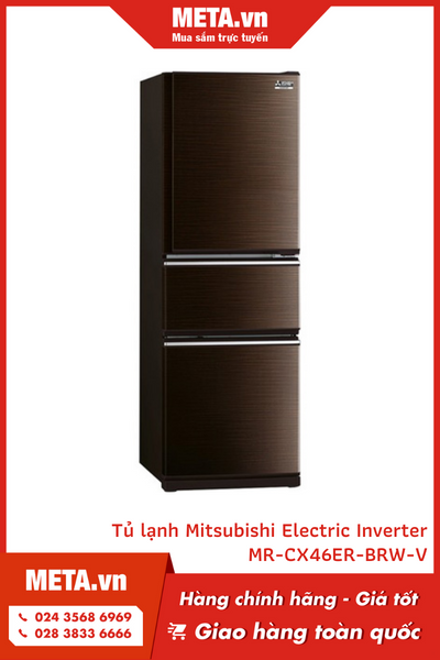 Tủ lạnh Mitsubishi Electric Inverter MR-CX46ER-BRW-V