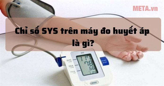 Tìm hiểu: SYS trong máy đo huyết áp là gì?