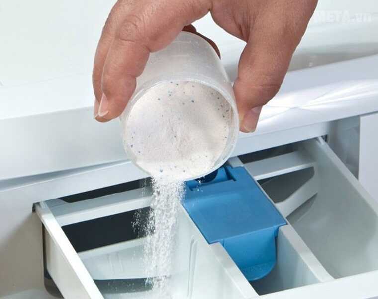 Sử dụng sai loại bột giặt/nước giặt