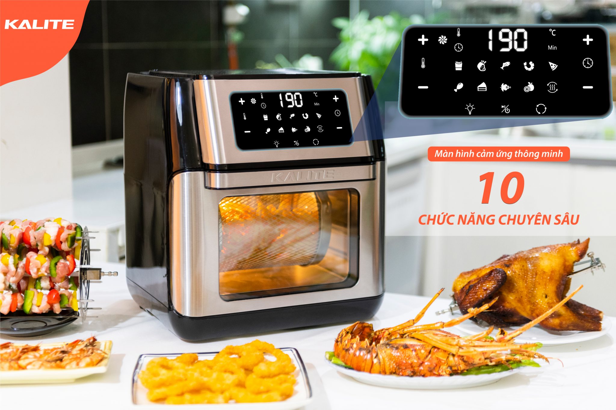 Nồi chiên không dầu Kalite Q10 của nước nào?