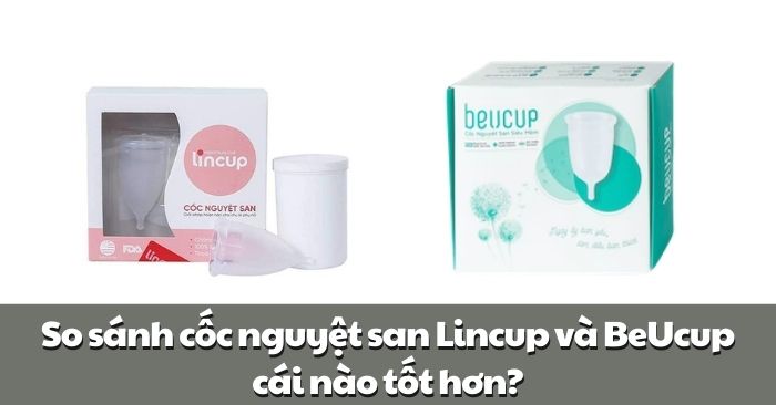 So sánh cốc nguyệt san Lincup và BeUcup cái nào tốt hơn? - META.vn