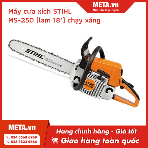 Máy cưa xích STIHL MS-250 (lam 18") chạy xăng