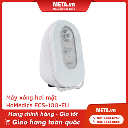 Máy xông mặt mini công nghệ siêu âm ion HoMedics FCS-100-EU
