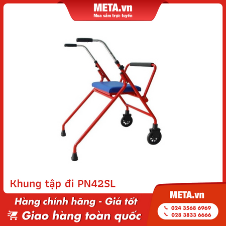 Khung tập đi có bánh xe cho người già PN42SL