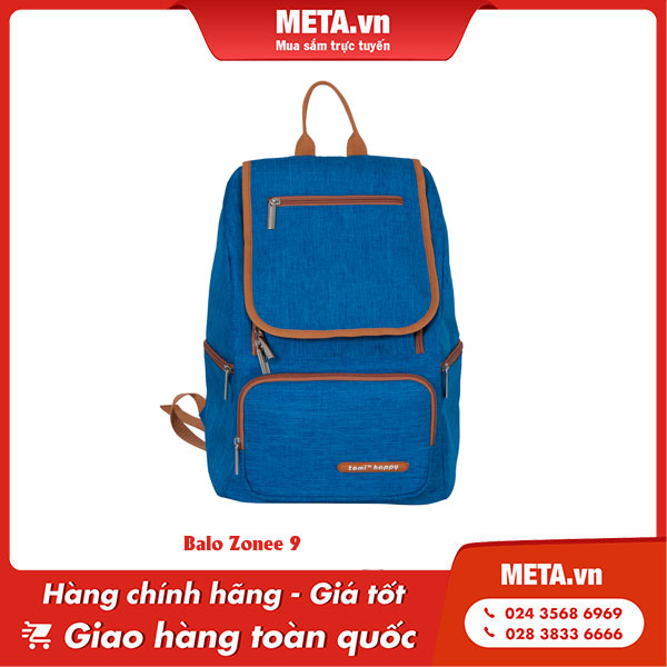 Balo màu xanh dương Zonee 9