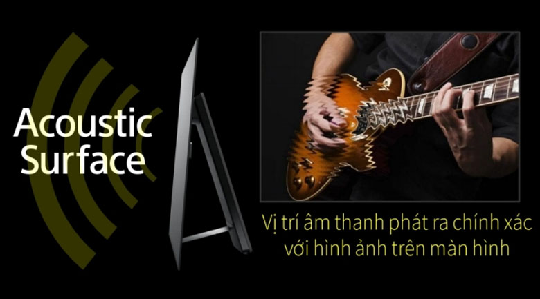 Công nghệ Acoustic Surface sử dụng màn hình để làm loa