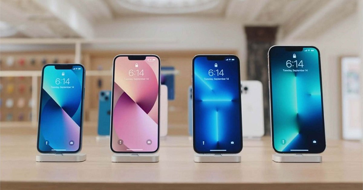 Kích thước màn hình của các dòng iPhone 13