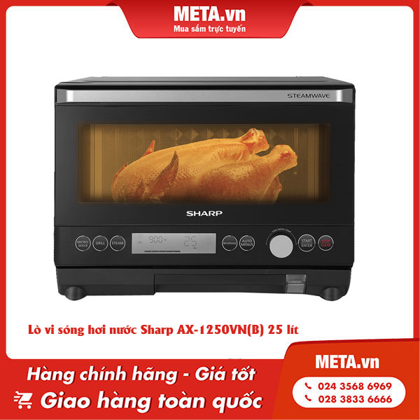 Lò vi sóng hơi nước Sharp AX-1250VN(B)