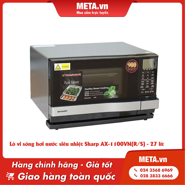 Lò vi sóng hơi nước siêu nhiệt Sharp AX-1100VN(R/S)
