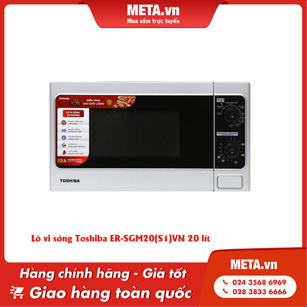 Lò vi sóng có nướng Toshiba ER-SGM20(S)VN