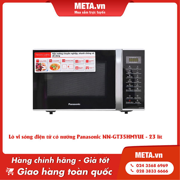 Lò vi sóng có nướng Panasonic NN-GT35HMYUE - 23 lít