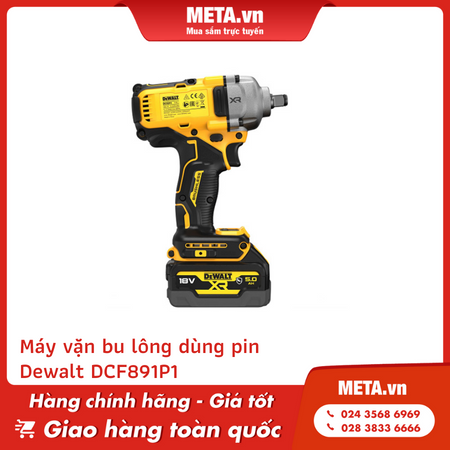 Máy vặn bu lông dùng pin 20V Dewalt DCF891P1