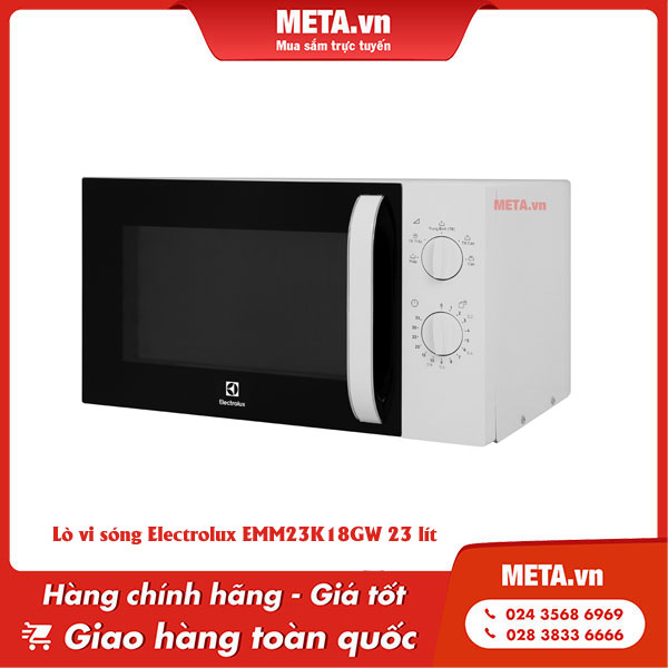 Lò vi sóng Electrolux EMM23K18GW 23 lít