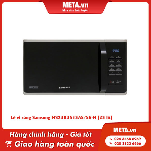 Lò vi sóng Samsung MS23K3513AS/SV-N (23 lít)