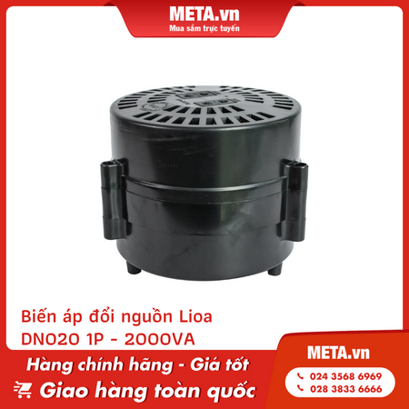 Biến áp đổi nguồn Lioa DN020 1P - 2000VA