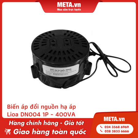 Biến áp đổi nguồn hạ áp Lioa DN004 1P - 400VA