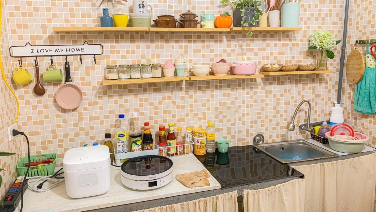 Cách sắp xếp nhà bếp thông minh, gọn gàng, đẹp mắt