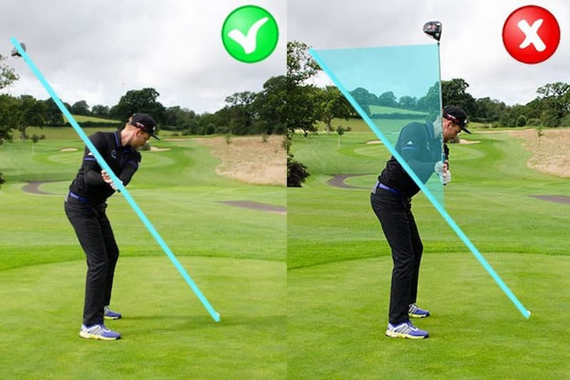 Một số lỗi thường gặp khi luyện tập swing golf