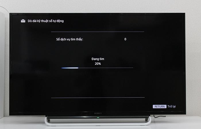 Cách dò kênh kỹ thuật số trên Bravia TV Sony
