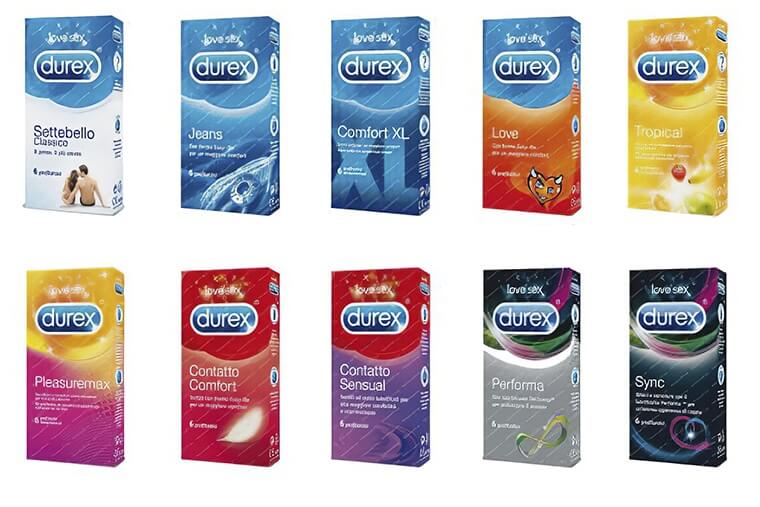 1 hộp bao cao su Durex có mấy cái?