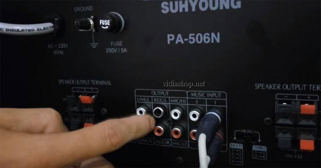 Cổng REC trên amply là cổng gì?