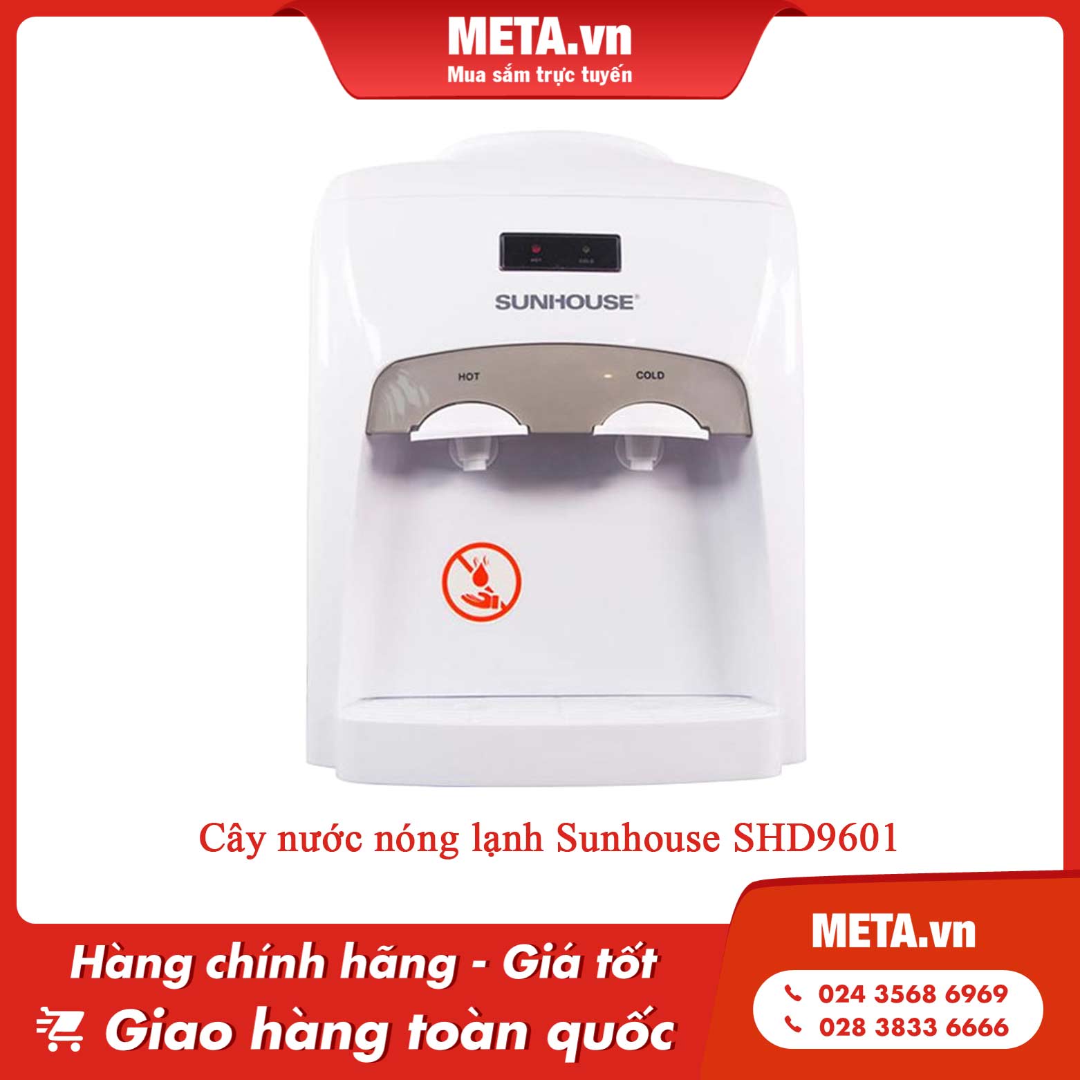Cây nước nóng lạnh Sunhouse SHD9601