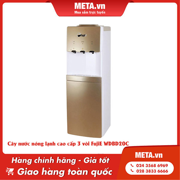Cây nước nóng lạnh cao cấp 3 vòi FujiE WDBD20C