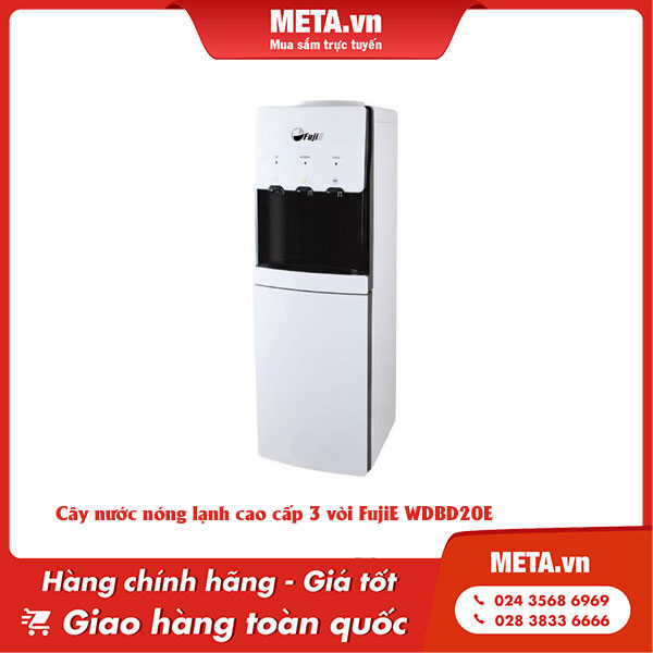 Cây nước nóng lạnh cao cấp 3 vòi FujiE WDBD20E