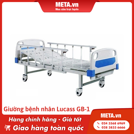 Giường bệnh nhân 1 tay quay Lucass GB-1