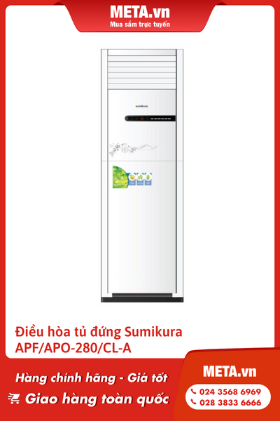 Điều hòa tủ đứng 1 chiều 28000 BTU Sumikura APF/APO-280/CL-A