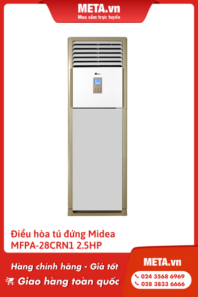 Điều hòa tủ đứng 1 chiều Midea 24.000 BTU MFPA-28CRN1