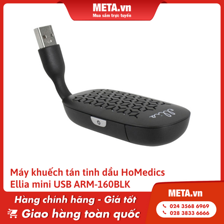Máy khuếch tán tinh dầu HoMedics Ellia mini USB ARM-160BLK