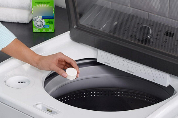 Cách sử dụng viên vệ sinh máy giặt