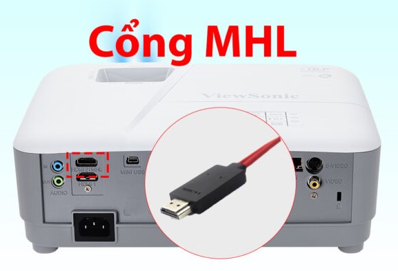 Cổng kết nối máy chiếu MHL 