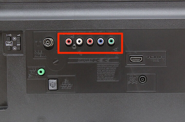 Cổng kết nối máy chiếu Component (Y/Pb/Pr)