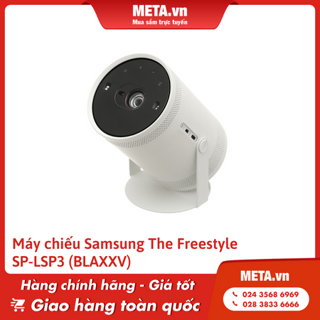 Máy chiếu Smart Tivi 100 inch bỏ túi Samsung The Freestyle SP-LSP3 (BLAXXV)