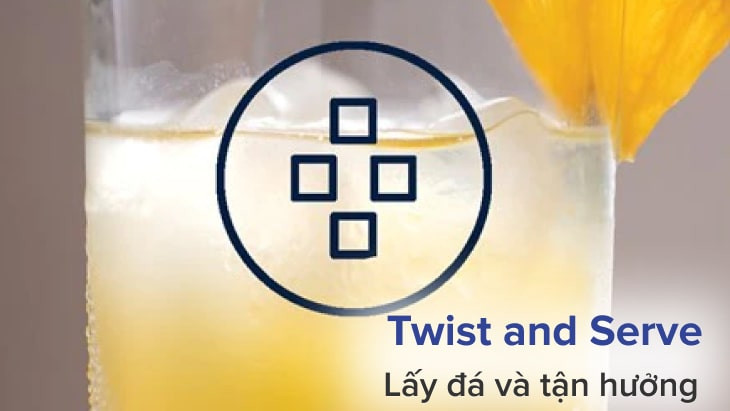 Chức năng đá xoay Twist and Serve