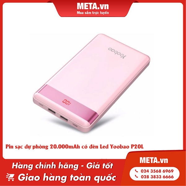 Pin sạc dự phòng mini Yoobao P20L