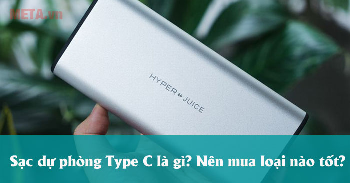 Sạc dự phòng Type C