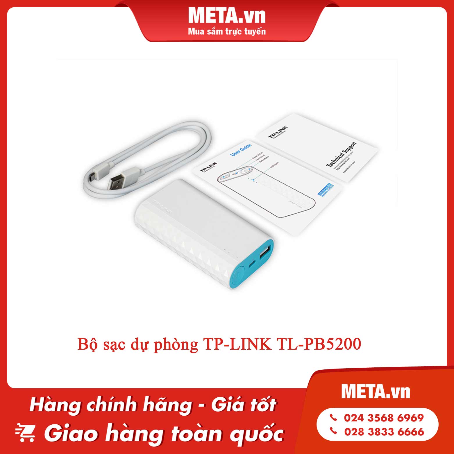 Bộ sạc dự phòng giá rẻ TP-LINK TL-PB5200