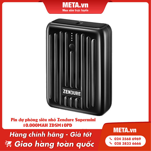 Pin dự phòng siêu nhỏ Zendure Supermini 10.000MAH ZDSM10PD