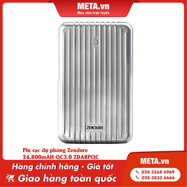 Pin sạc dự phòng Zendure 26.800mAH QC3.0 ZDA8PQC