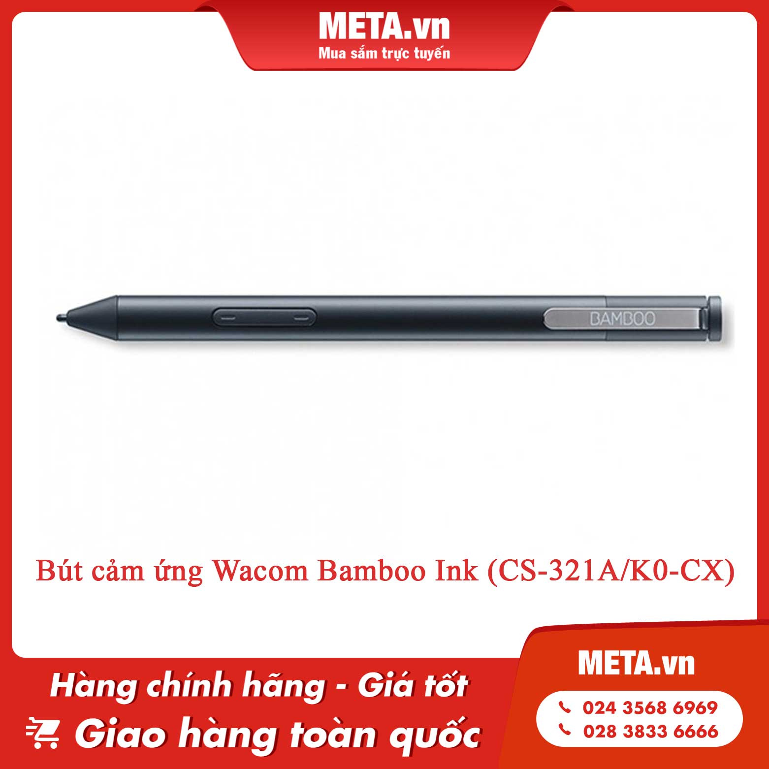 Bút cảm ứng Wacom Bamboo Ink (CS-321A/K0-CX)