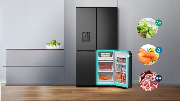 Chuyển đổi nhiệt độ giữa các ngăn dễ dàng hơn