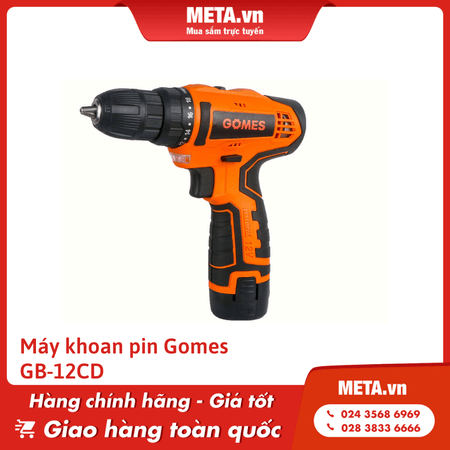 Máy khoan pin Gomes GB-12CD
