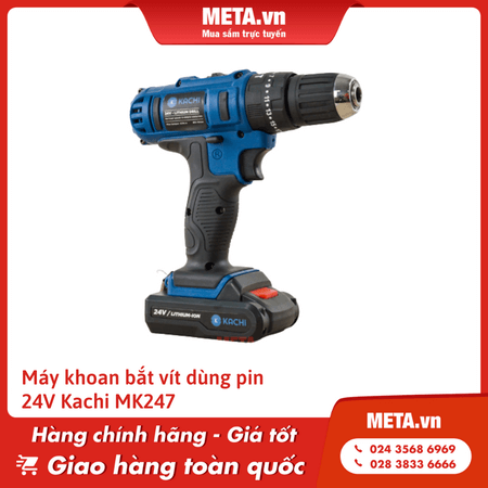 Máy khoan bắt vít dùng pin 24V Kachi MK247