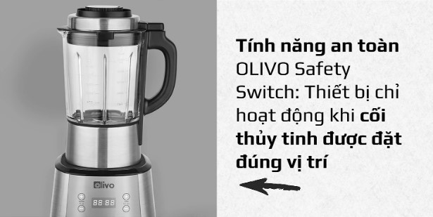 Tính năng an toàn Olivo Safety Switch