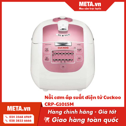 Nồi cơm áp suất điện tử Cuckoo CRP-G1015M (1,8 lít)