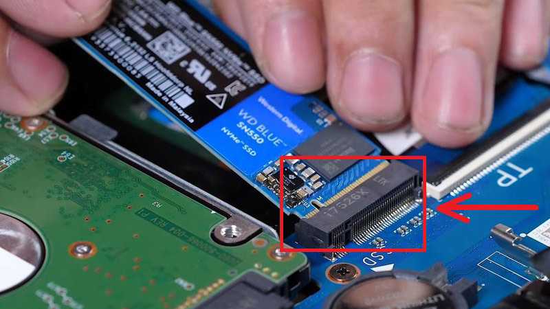 Vặn ốc cố định SSD mới