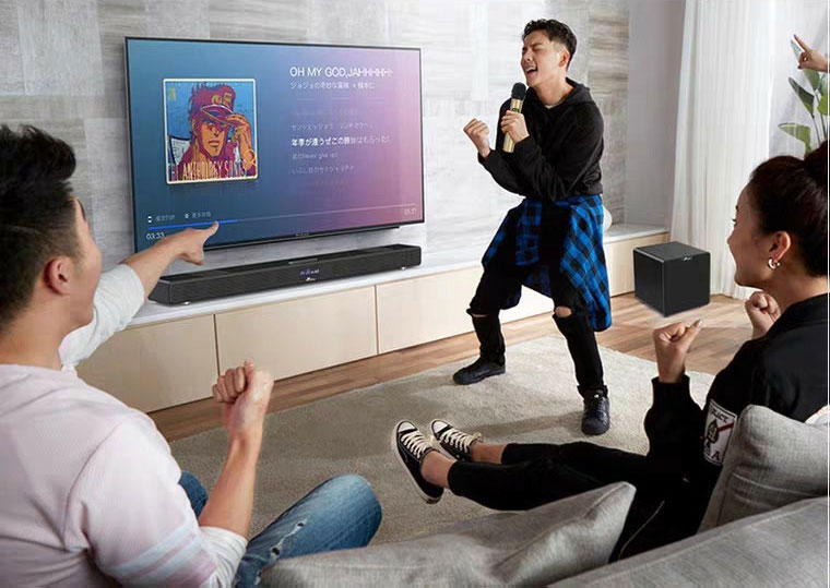 Hát karaoke với smart tivi
